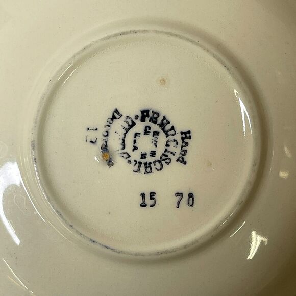 Franciscan Apple Tea Cup and Saucer Set of 2 Coffee Mugs England Stamp - Picture 13 of 15